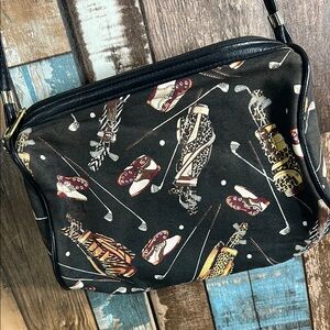 Stylish Black worn golf Printed Women's Bag